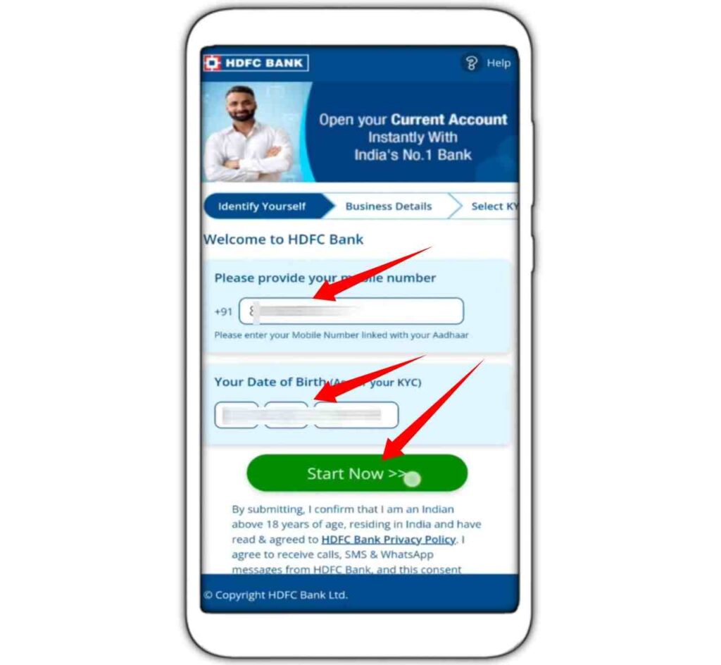 HDFC Bank Account Opening Online