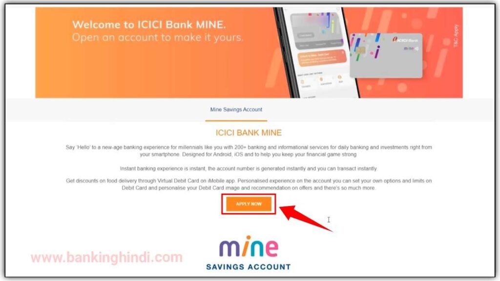 ICICI Bank Account Opening Online 