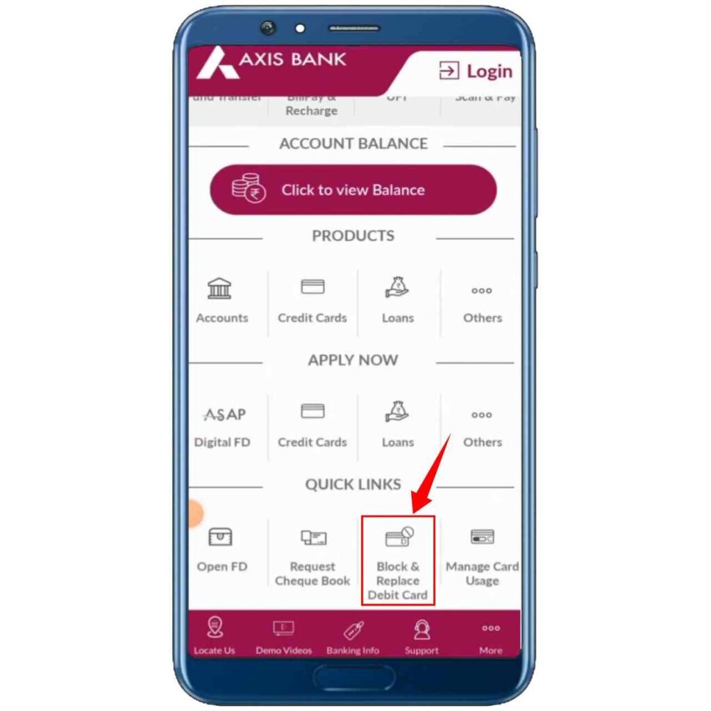 Axis Bank atm Card Apply 